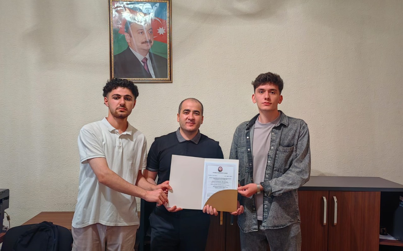 ADAU tələbələrinin layihəsi startap şəhadətnaməsi alıb -FOTO